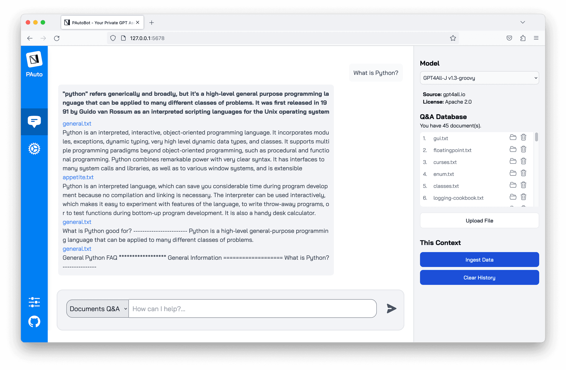 PAutoBot - Private Task Assistant